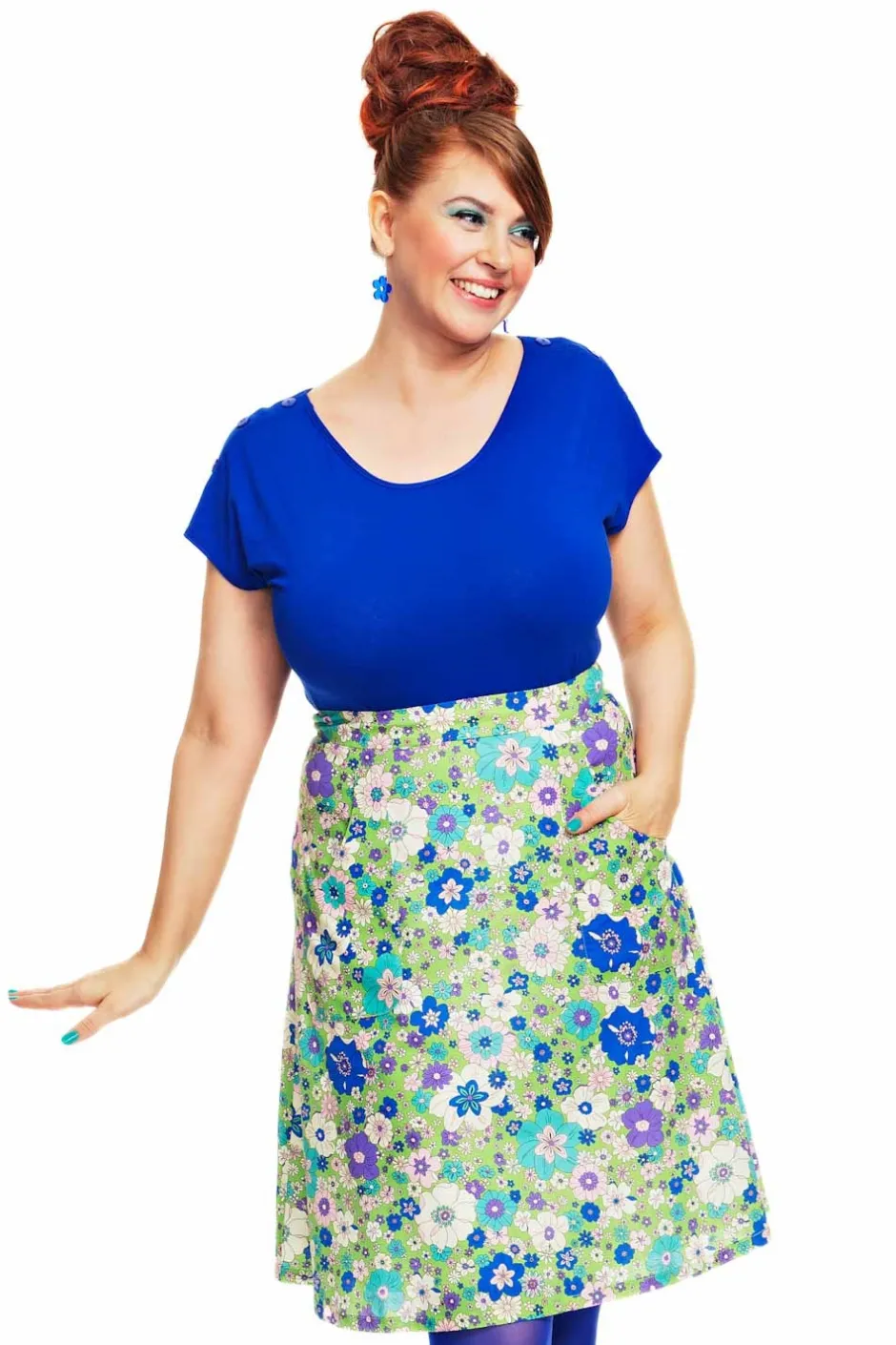 Online Sonja kjol Kreativ Grön Kjolar