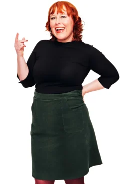 Online Sonja kjol Mörkgrön Kjolar