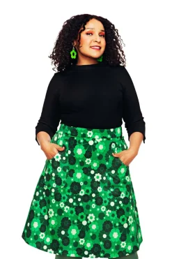 Sale Sonja kjol Perspektiv Grön Kjolar