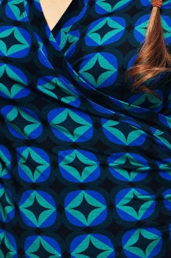 Sale Susanne topp Mosaik Blå Toppar