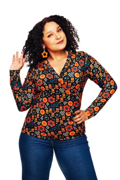 Sale Susanne topp Nostalgi Orange Toppar