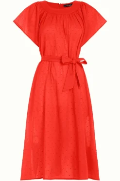 Fashion Talia klänning Verano Fire Red Klänningar
