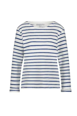 Discount Terry tröja stripe jeansblue Toppar