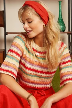 Sale Twist hårband Verano Fire Red Hårband