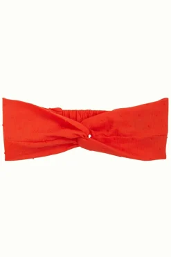 Sale Twist hårband Verano Fire Red Hårband