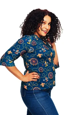 Online Vendela topp Tivoli Petrol Toppar