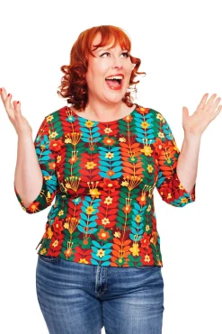 Clearance Vendela topp Växtkraft brun Toppar