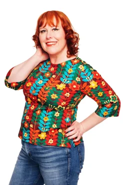 Clearance Vendela topp Växtkraft brun Toppar