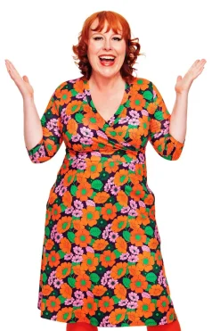 Outlet Vera klänning 1970 lila Klänningar