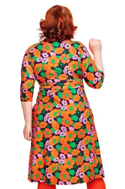 Outlet Vera klänning 1970 lila Klänningar