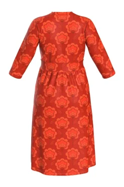 Best Vera klänning Retroblom röd Klänningar