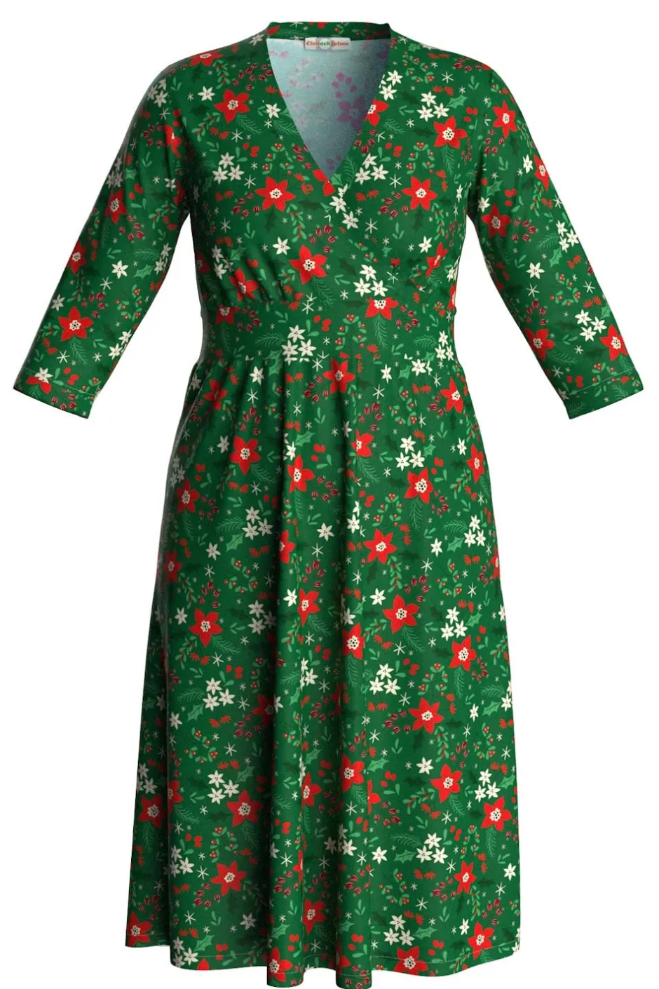 Clearance Vera klänning Stjärnglans grön Klänningar