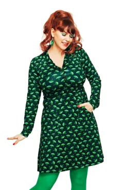 Sale Viveca klänning Paraply Grön Klänningar